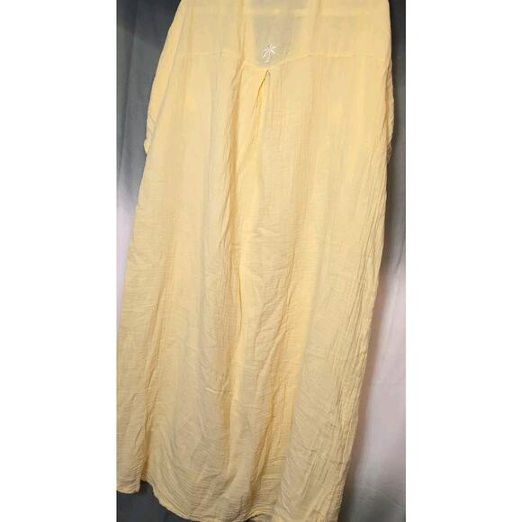 Mallow Hawaii Palm Dress Marshmallow Soft Fabric Women's Size M/L Yellow (124) - Picture 7 of 8